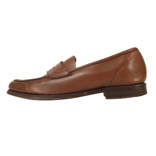 CROCKETT&JONES クロケットアンドジョーンズ ペニー ローファー イギリス製 ブラウン系 6.5E【中古】