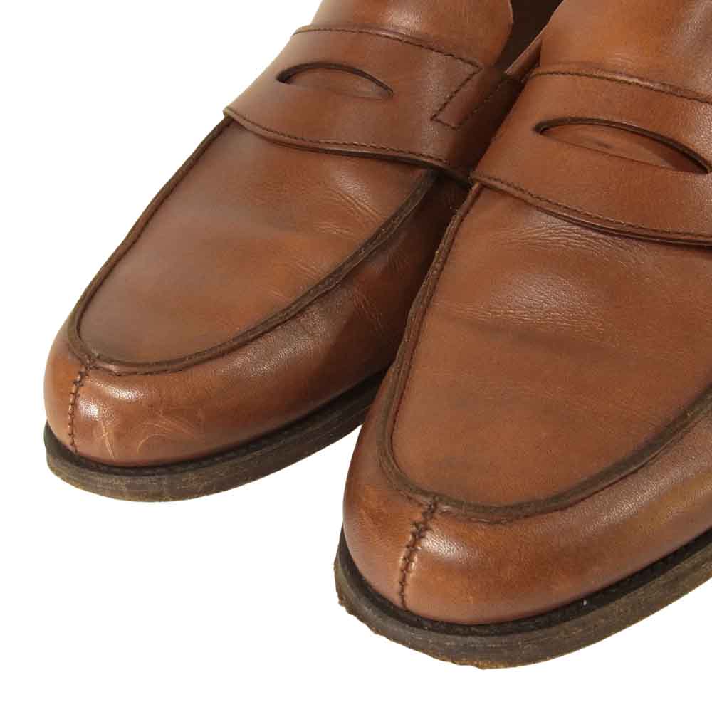 CROCKETT&JONES クロケットアンドジョーンズ ペニー ローファー イギリス製 ブラウン系 6.5E【中古】