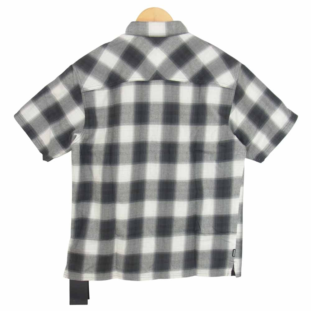 NEIGHBORHOOD ネイバーフッド 211arnh-shm04 B&C / C-SHIRT . SS オンブレチェック BLACK ブラック系 S【極上美品】【中古】