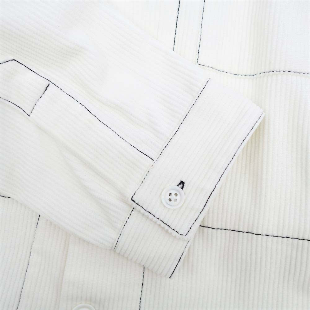 ヒューミス M-BL1203 DEFORMATION WORKER COVERALL BLOUSON カバーオール ブルゾン ジャケット ホワイト系 M【新古品】【未使用】【中古】