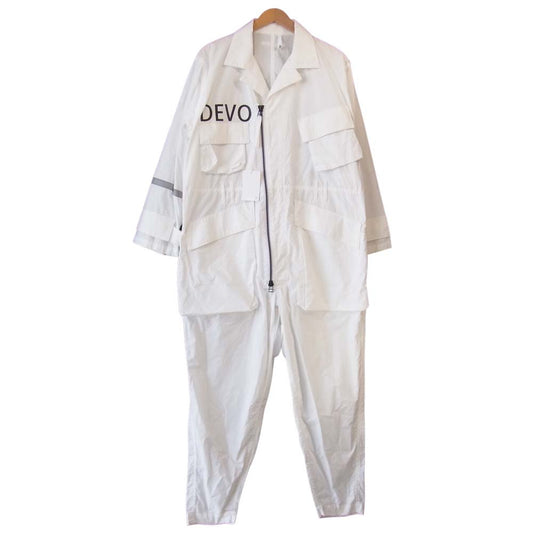 ヒューミス M-BL1301 CHEMICAL FLIGHT JUMP SUIT ジャンプスーツ ツナギ オールインワン ホワイト系 M【新古品】【未使用】【中古】