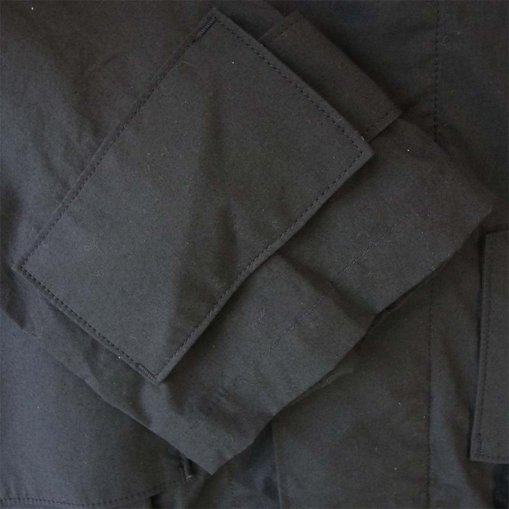 ヒューミス M-CO1301 CHEMICAL FLY-FRONT OVER COAT オーバーコート ブラック系 S【新古品】【未使用】【中古】