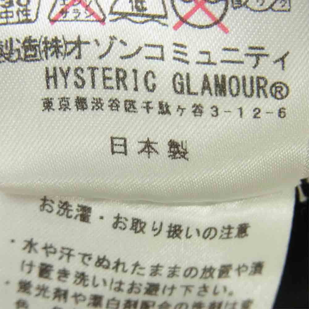 HYSTERIC GLAMOUR ヒステリックグラマー バイクガール ポスター デザイン クルーネック 長袖 Tシャツ ブラック系 S【中古】