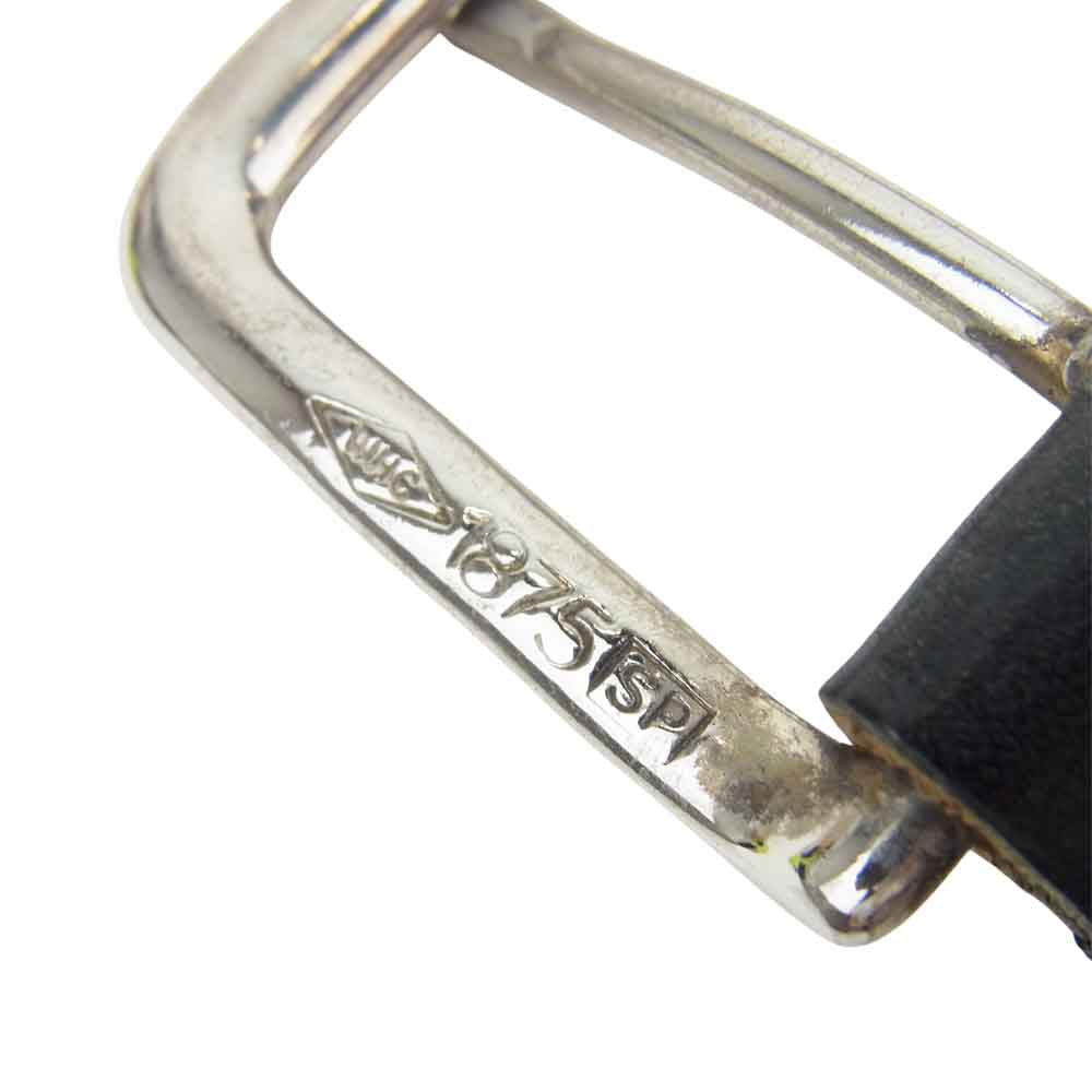 WHITE HOUSE COX ホワイトハウスコックス Dress Belt メッシュ レザーベルト ブラック系【中古】