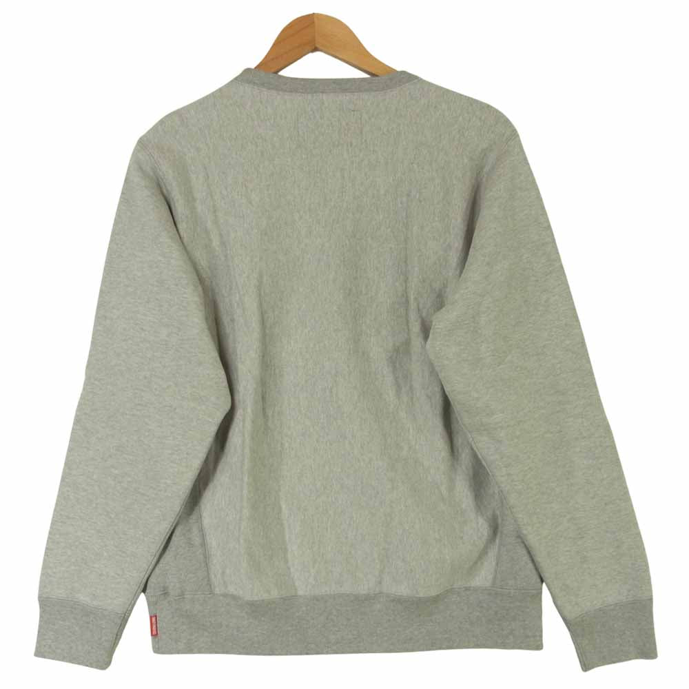WACKO MARIA ワコマリア HEAVY WEIGHT CREW NECK SWEAT SHIRT ヘビー ウェイト クルーネック スウェット トレーナー グレー系 S【美品】【中古】