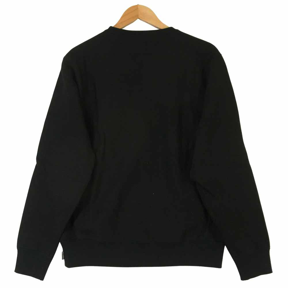 WACKO MARIA ワコマリア HEAVY WEIGHT CREW NECK SWEAT SHIRT ヘビー ウェイト クルーネック スウェット トレーナー ブラック系 S【美品】【中古】
