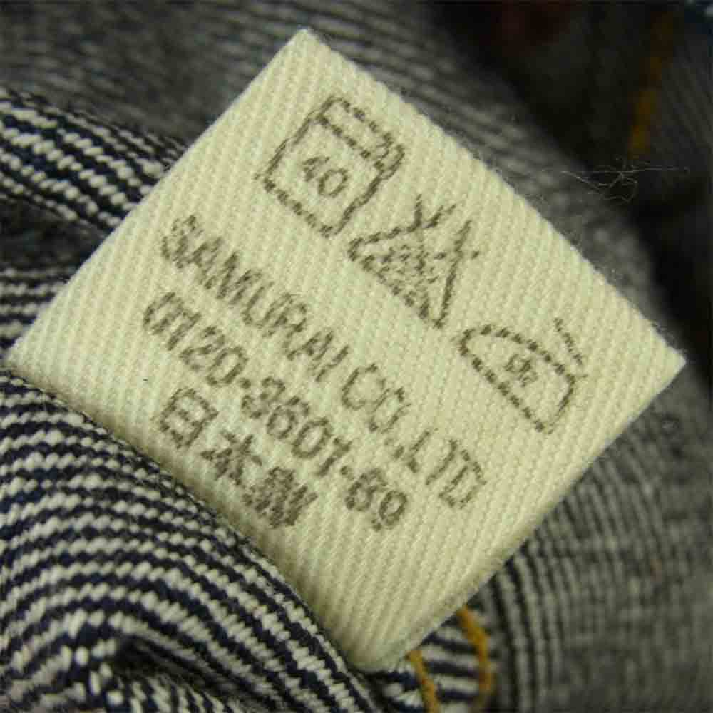 SAMURAI JEANS サムライジーンズ S551OG 16周年限定 1stタイプ 荒武者 16oz Gジャン デニム ジャケット インディゴブルー系 38【美品】【中古】