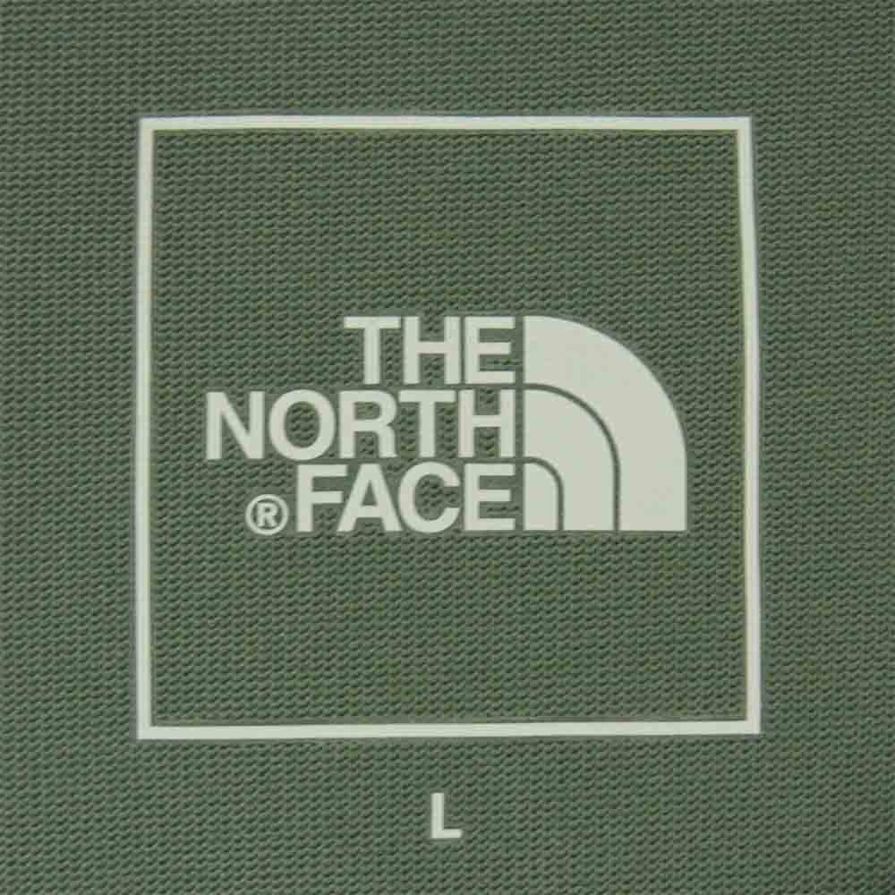 THE NORTH FACE ノースフェイス NT32158 SQUARE CAMOFLAGE TEE スクエア カモフラージュ 半袖 Tシャツ グリーン系【美品】【中古】