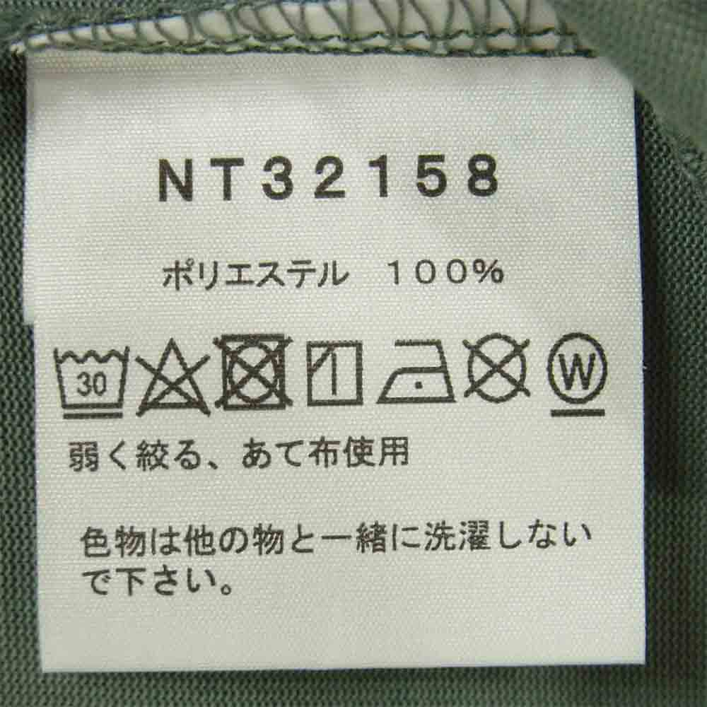 THE NORTH FACE ノースフェイス NT32158 SQUARE CAMOFLAGE TEE スクエア カモフラージュ 半袖 Tシャツ グリーン系【美品】【中古】