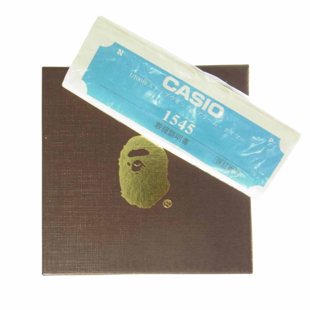 A BATHING APE アベイシングエイプ MGD-00209 × ジーショック G-SHOCK DW-6900 ウォッチ 腕時計 ブラック系【中古】