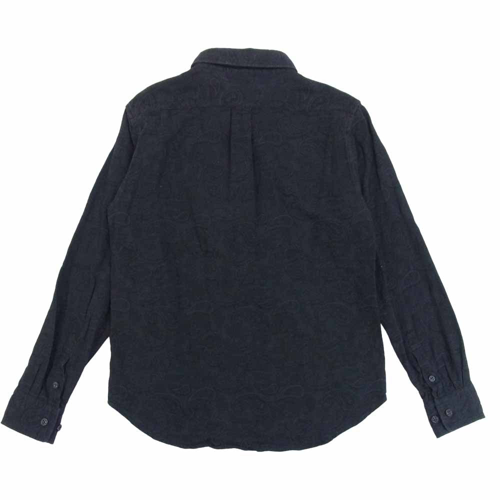 GANGSTERVILLE ギャングスタービル GSV-16-SS-24 PAISLEY SHIRTS ペイズリー柄 ジャガード シャツ ブラック系 M【中古】
