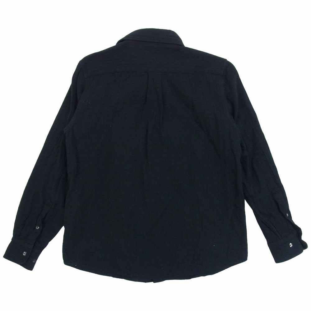 GANGSTERVILLE ギャングスタービル GSV-18-AW-38 KISS ME L/S SHIRTS ワイドカラー シャツ ブラック系 M【中古】