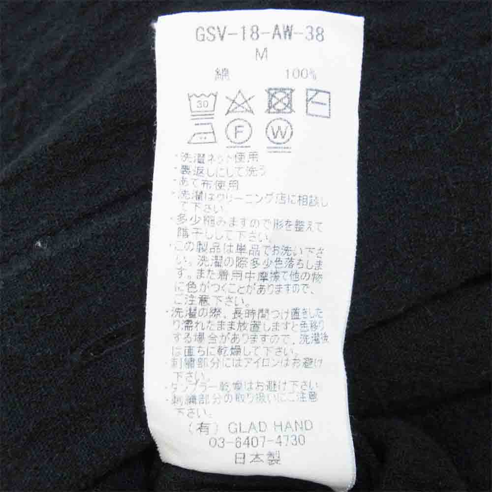 GANGSTERVILLE ギャングスタービル GSV-18-AW-38 KISS ME L/S SHIRTS ワイドカラー シャツ ブラック系 M【中古】