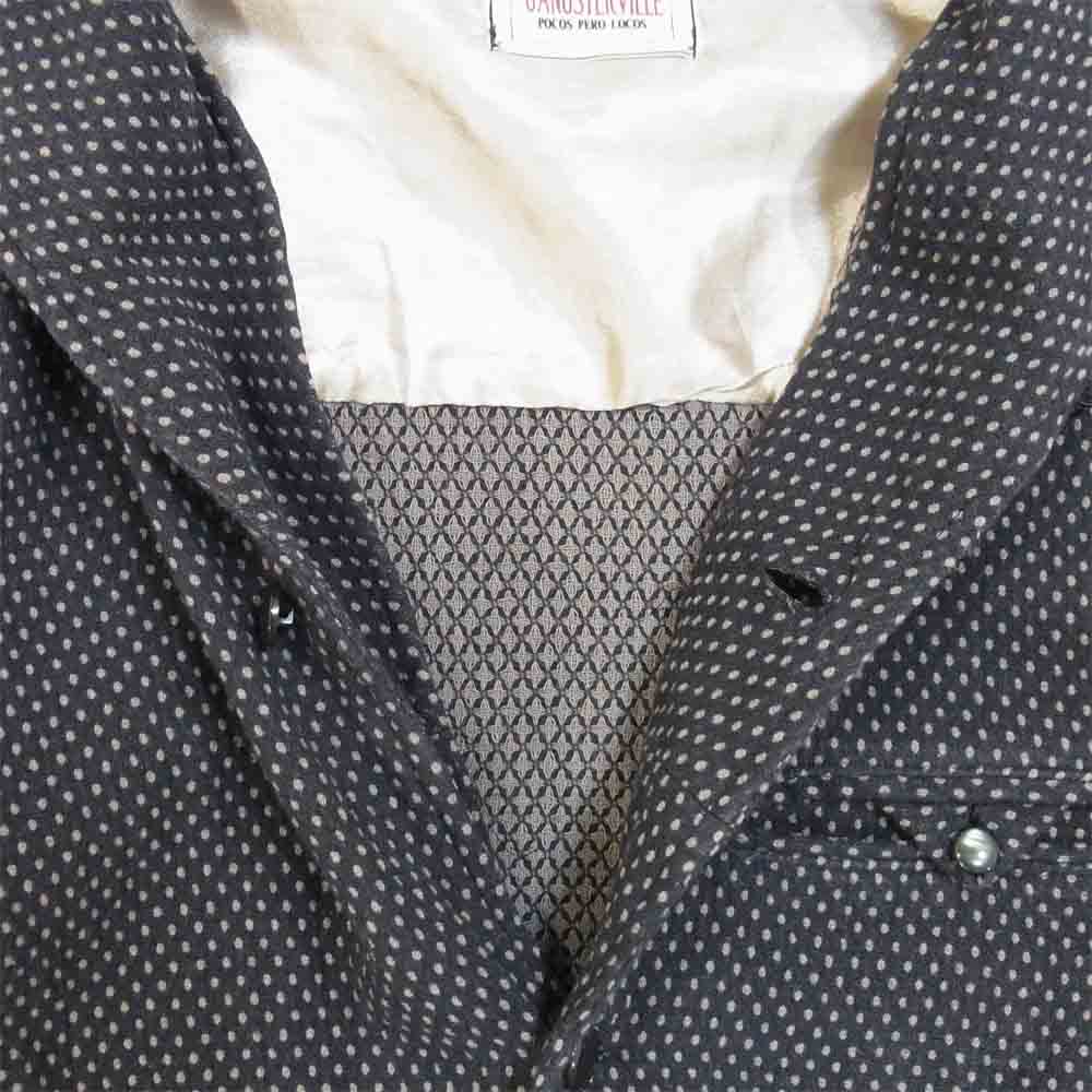GANGSTERVILLE ギャングスタービル GSV-13-AW-33 GV ITALIAN SHIRTS イタリアンカラー シャツ ダークネイビー系 M【中古】