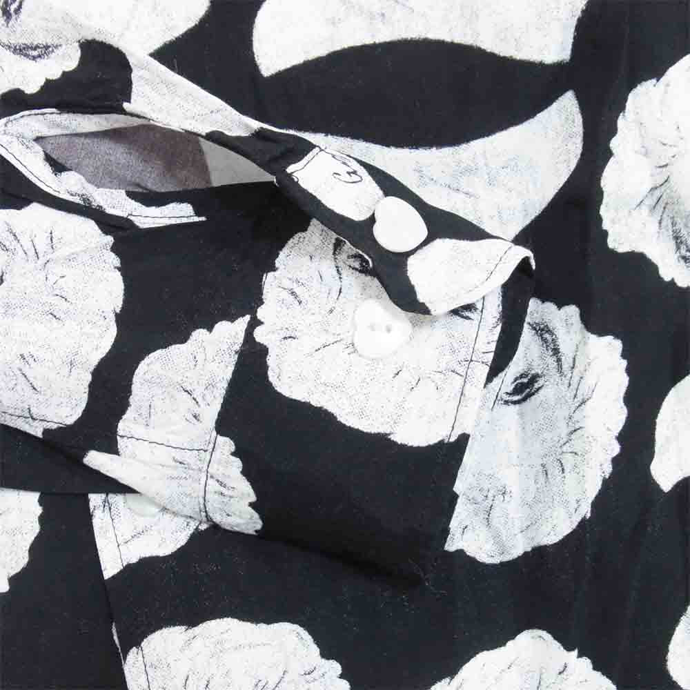 GANGSTERVILLE ギャングスタービル GSV-19-SS-05 VIRGINIA L/S SHIRTS 総柄 オープンカラー シャツ ブラック系 L【中古】