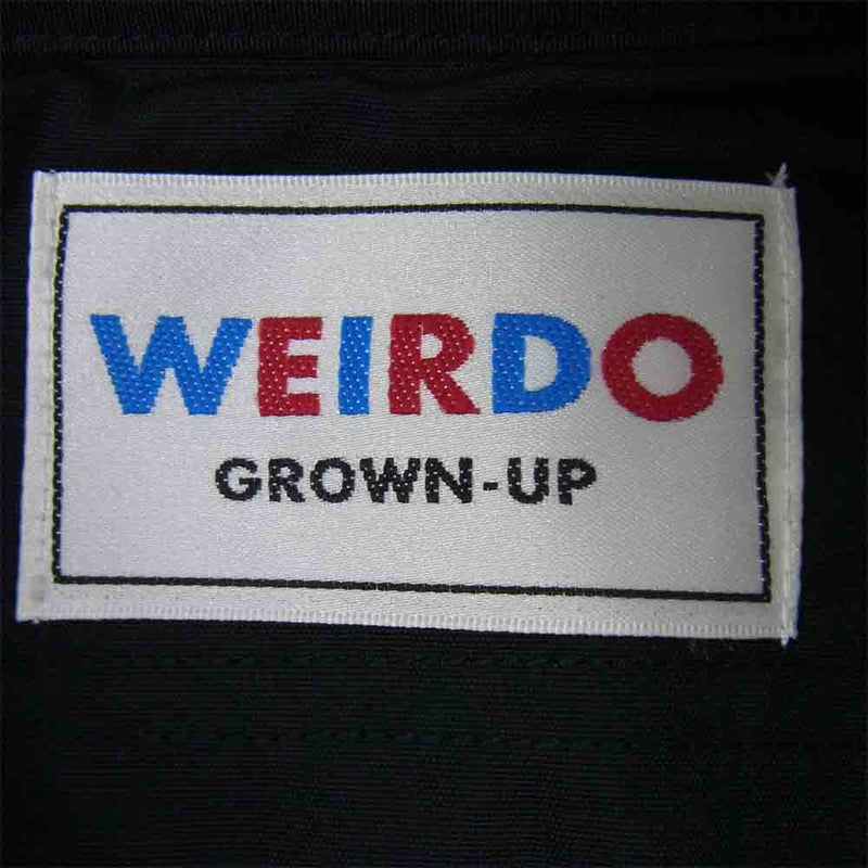 WEIRDO ウィアード 20AW WRD-20-AW-12 Non Skid L/S Work Shirts ノンスキッド ワークシャツ ブラック系 L【新古品】【未使用】【中古】