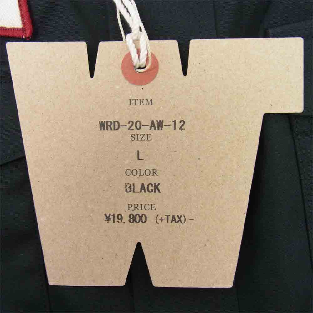 WEIRDO ウィアード 20AW WRD-20-AW-12 Non Skid L/S Work Shirts ノンスキッド ワークシャツ ブラック系 L【新古品】【未使用】【中古】