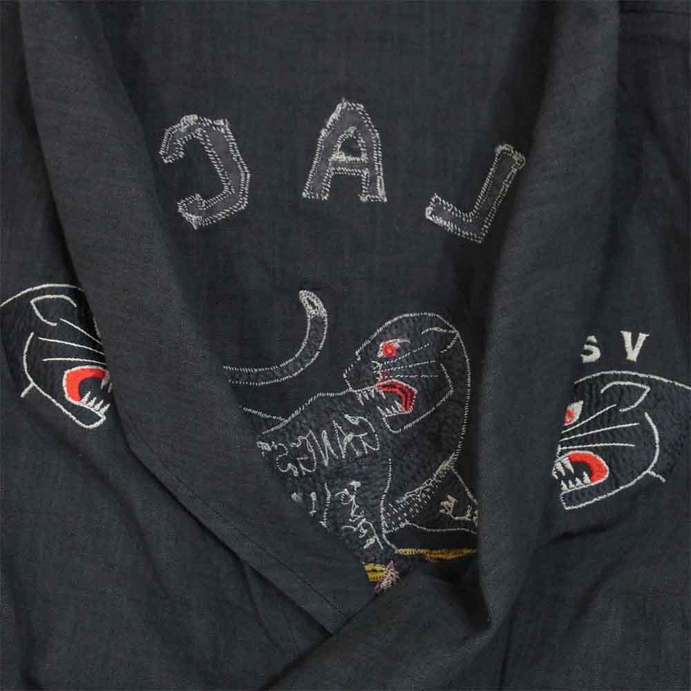 GANGSTERVILLE ギャングスタービル GSV-19-SS-24 Blacksville Souvenior Coat Long ブラックスビル スーベニア ロング コート ブラック系 L【美品】【中古】