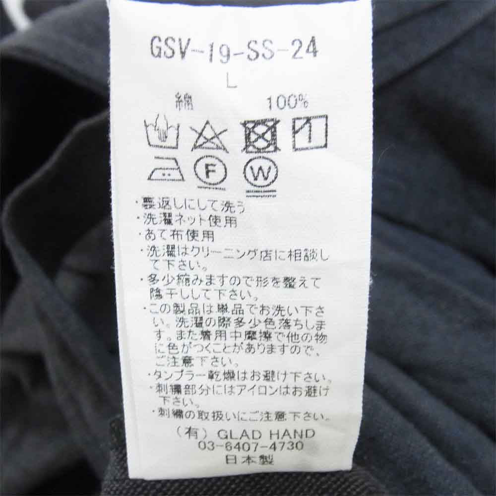 GANGSTERVILLE ギャングスタービル GSV-19-SS-24 Blacksville Souvenior Coat Long ブラックスビル スーベニア ロング コート ブラック系 L【美品】【中古】