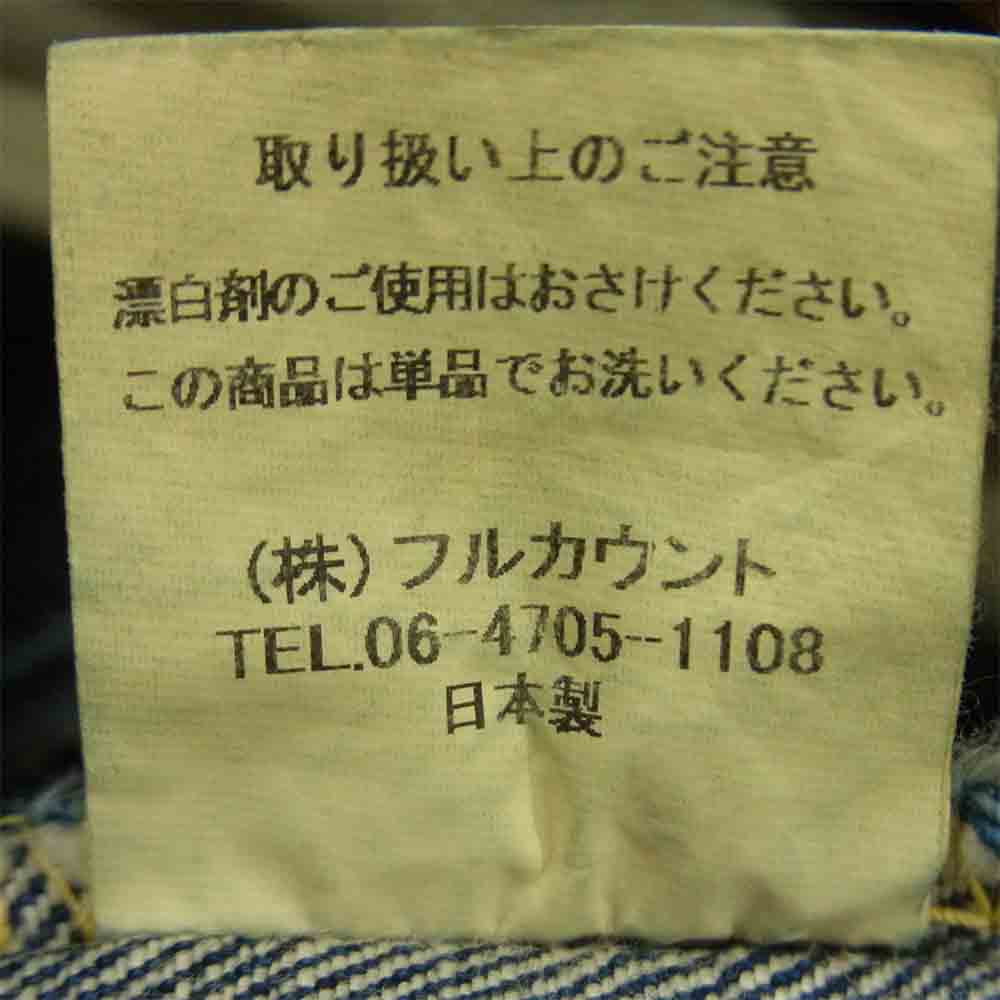 GLADHAND & Co. グラッドハンド GH0105HP FULL COUNT フルカウント 13.7oz LOOSE STRAIGHT ハンドペイント デニム パンツ インディゴブルー系 W30 L32【新古品】【未使用】【中古】