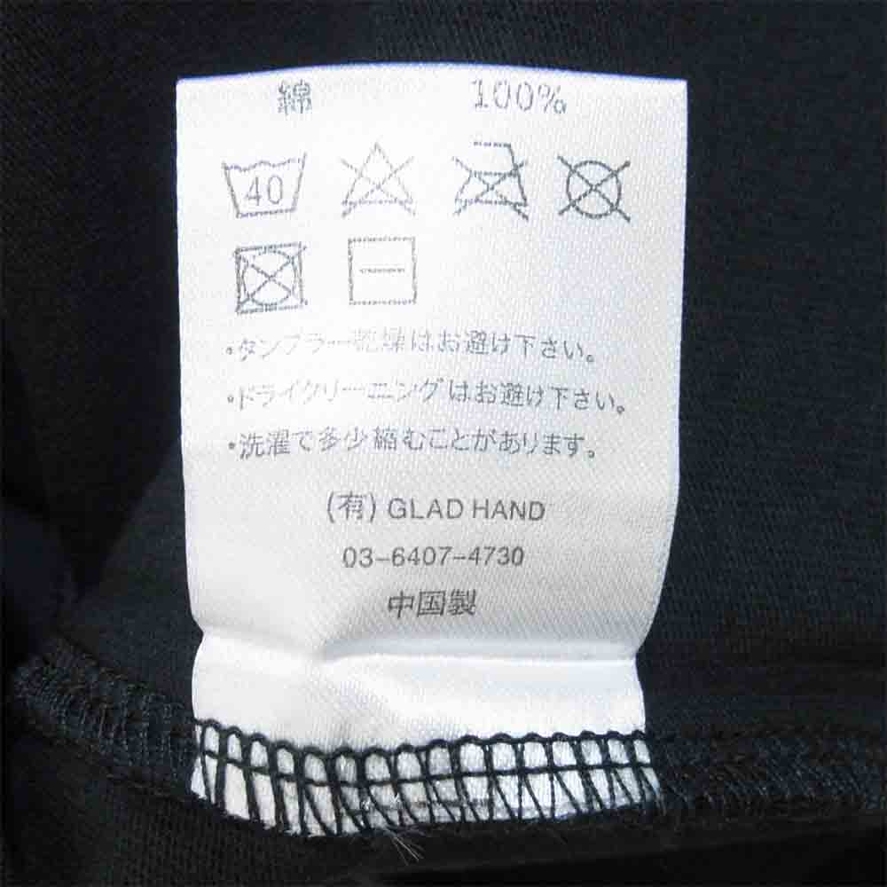WEIRDO ウィアード 20SS WRD-20-SS-39 S/S V-NECK TEE CRAZY SIGN Vネック Tシャツ ブラック系 L【新古品】【未使用】【中古】