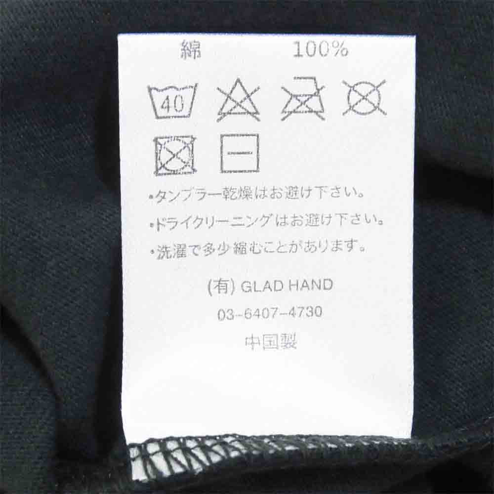 WEIRDO ウィアード 20SS WRD-20-SS-39 S/S V-NECK TEE CRAZY SIGN Vネック Tシャツ ブラック系 M【新古品】【未使用】【中古】