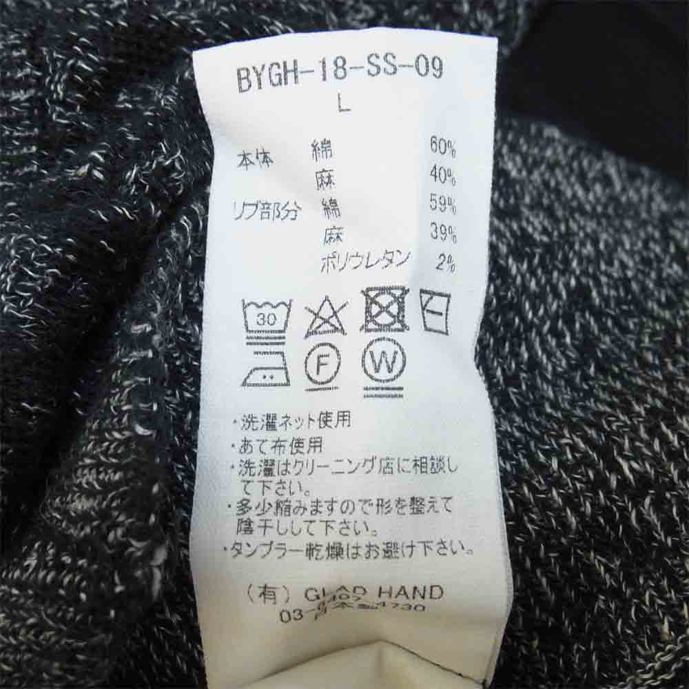 GLADHAND & Co. グラッドハンド 18SS BYGH-18-SS-09 Wardrobe L/?S Sweater ワードローブ ロングスリーブ セーター ブラック系 L【中古】