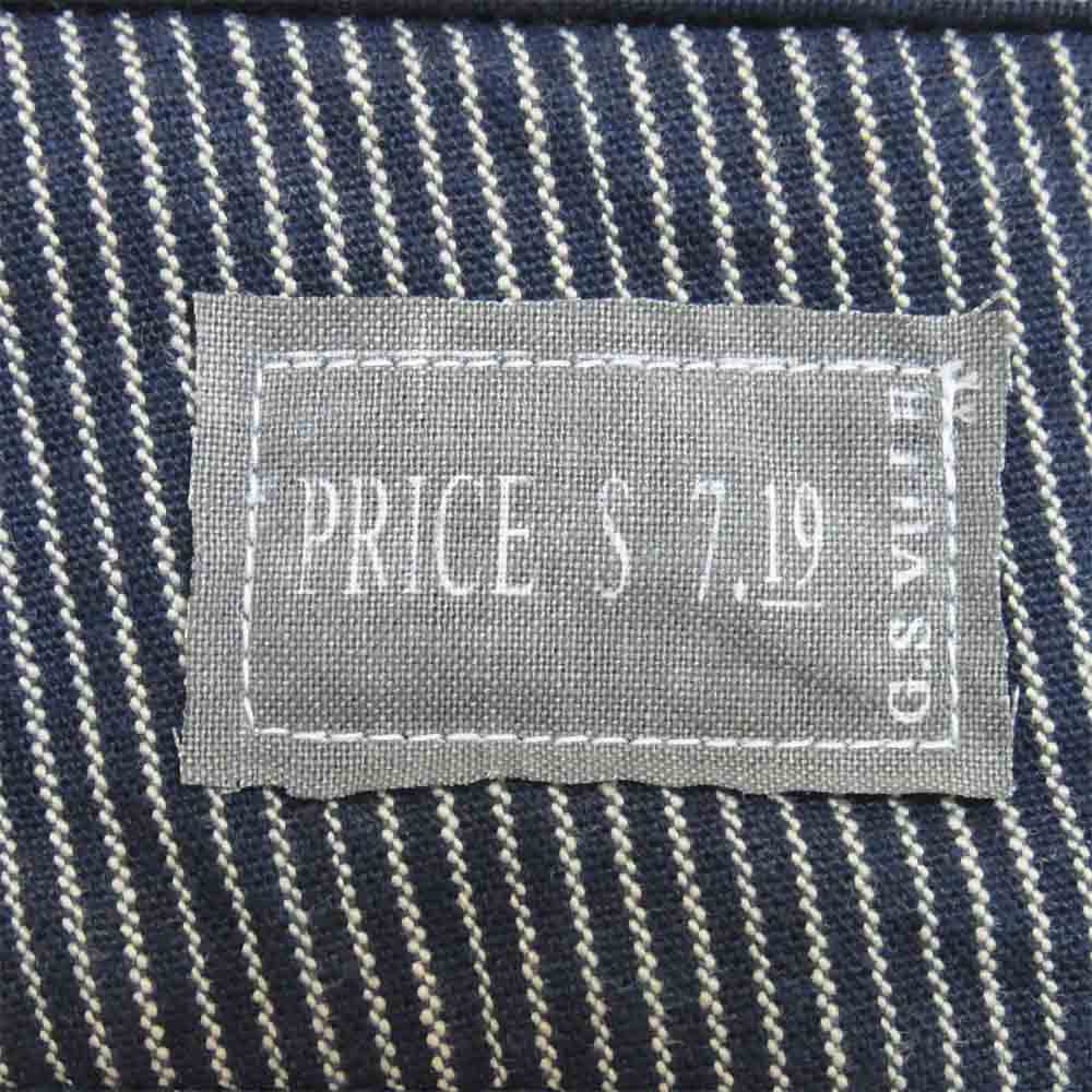 GANGSTERVILLE ギャングスタービル 14AW GSV-14-AW-34 WORK PANTS ワーク ストライプ パンツ ダークネイビー系 L【美品】【中古】