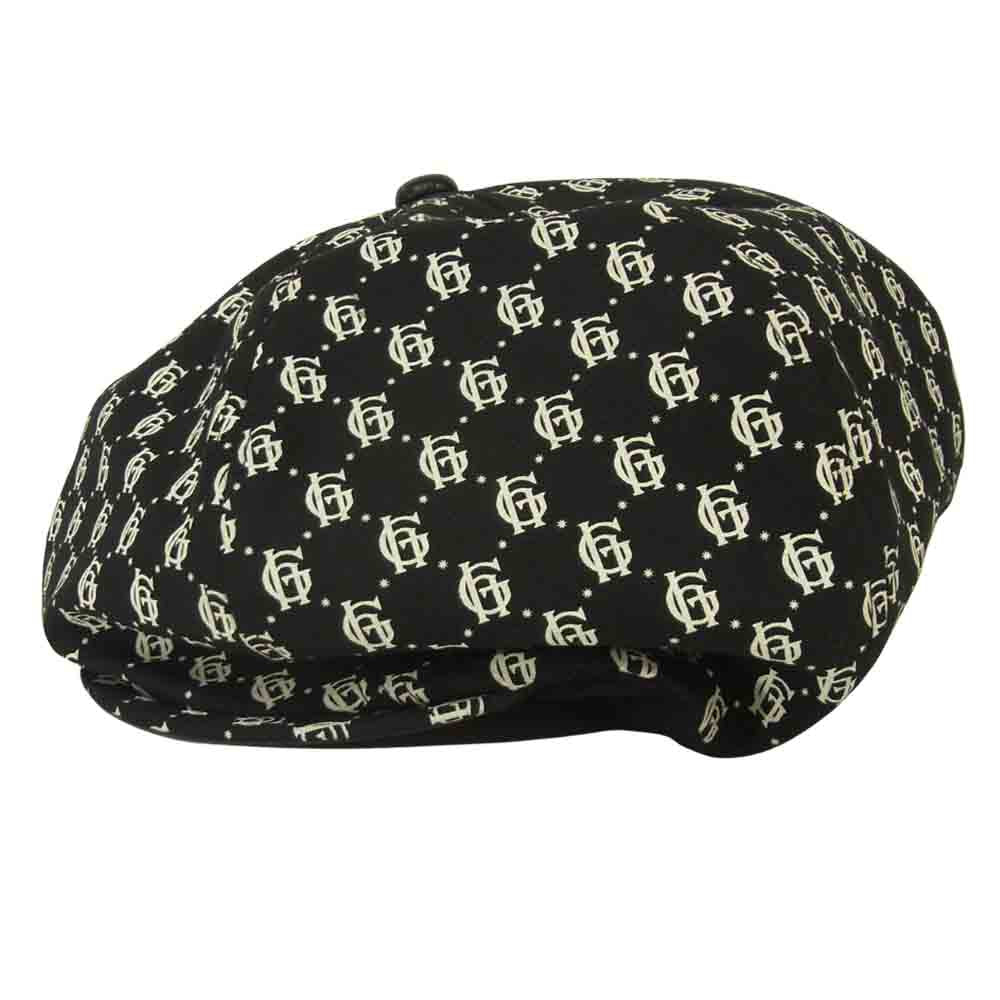 GLADHAND & Co. グラッドハンド FAMILY CREST CASQUETTE 10周年記念 モノグラム キャスケット ブラック系 L【美品】【中古】