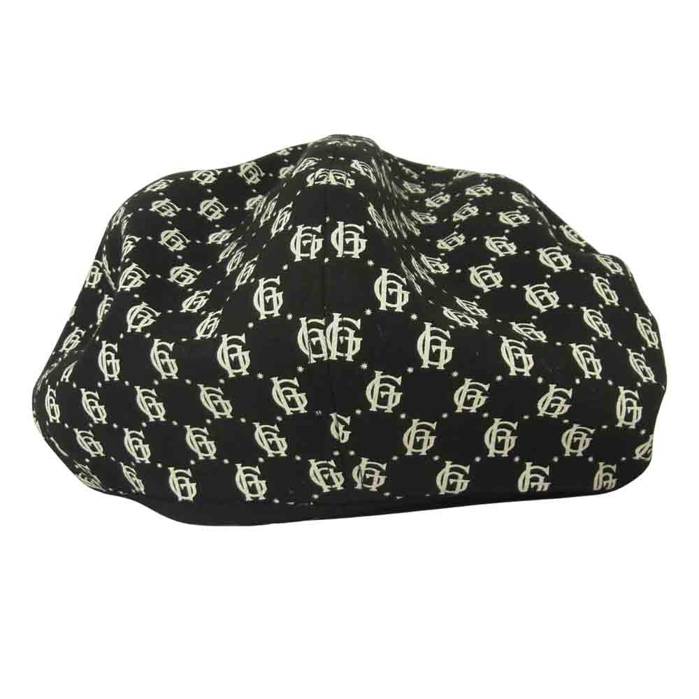 GLADHAND & Co. グラッドハンド FAMILY CREST CASQUETTE 10周年記念 モノグラム キャスケット ブラック系 L【美品】【中古】
