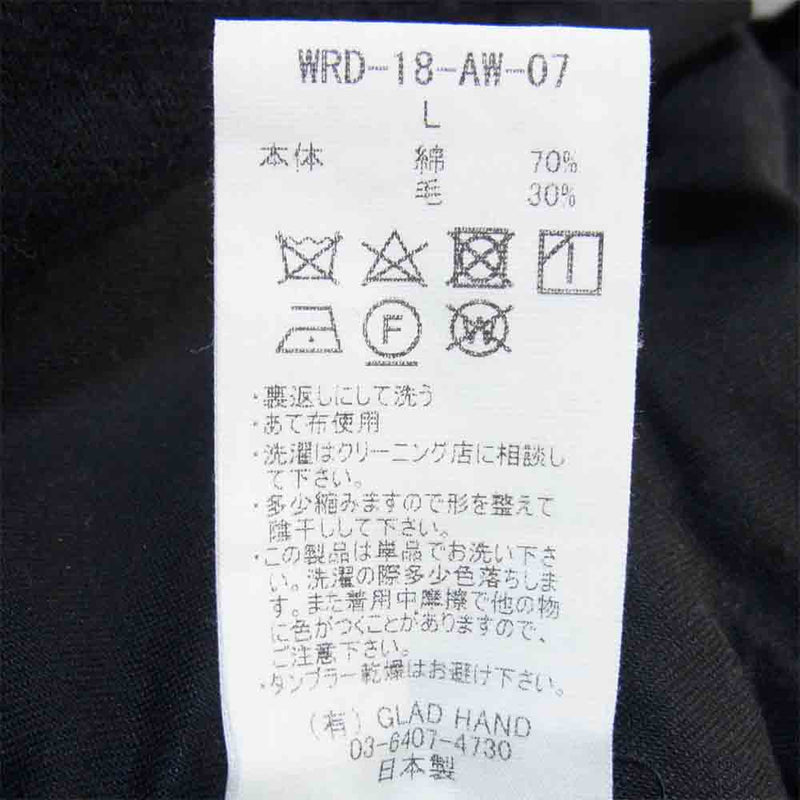 WEIRDO ウィアード 18AW WRD-18-AW-07 MONSTERS PANTS モンスター パンツ 日本製 ブラック系 L【中古】