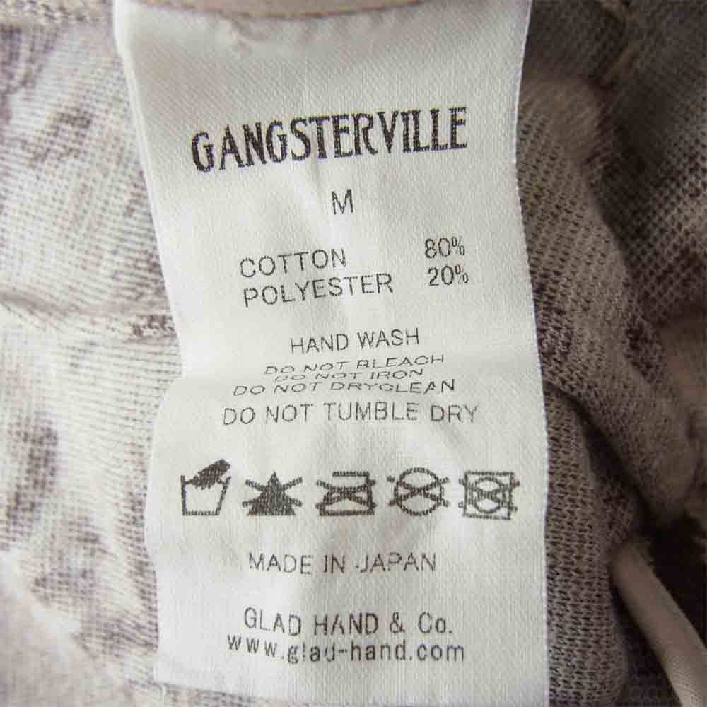 GANGSTERVILLE ギャングスタービル 19SS GSV-19-SS-08 Speakeasy Jacket スピークイージー 総柄 パイル地 テーラードジャケット ブラウン系 M【美品】【中古】