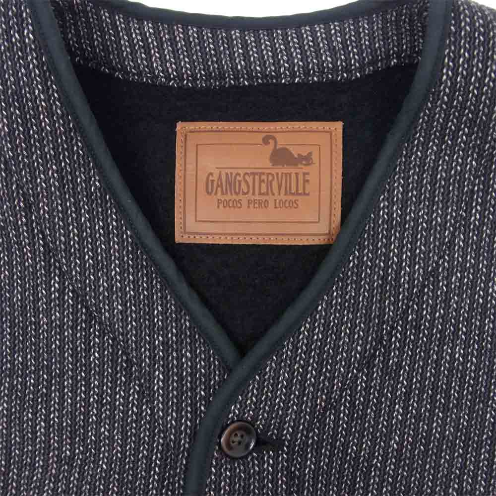 GANGSTERVILLE ギャングスタービル 13AW GSV-13-AW-08 BEACH VEST ビーチクロス ベスト グレー系 M【美品】【中古】