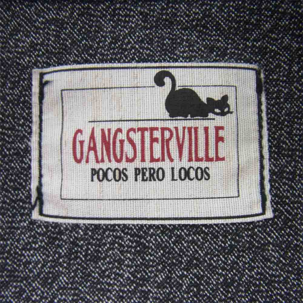 GANGSTERVILLE ギャングスタービル 17SS GSV-17-SS-05 JACKPOT COVERALL ジャックポット カバーオール バック刺繍 ジャケット グレー系 M【美品】【中古】