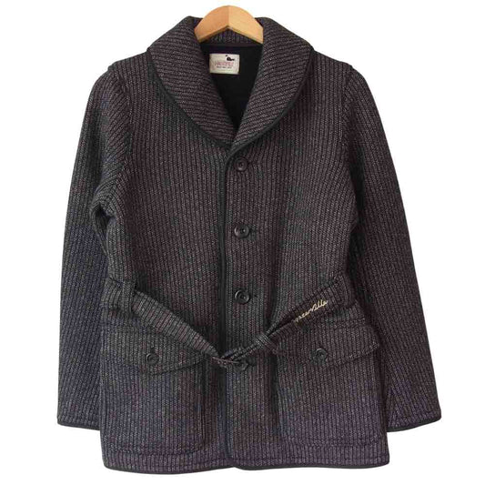 GANGSTERVILLE ギャングスタービル 17AW GSV-17-AW-11 THUG-BEACH JACKET ショールカラー ビーチクロス ジャケット ブラック系 M【美品】【中古】