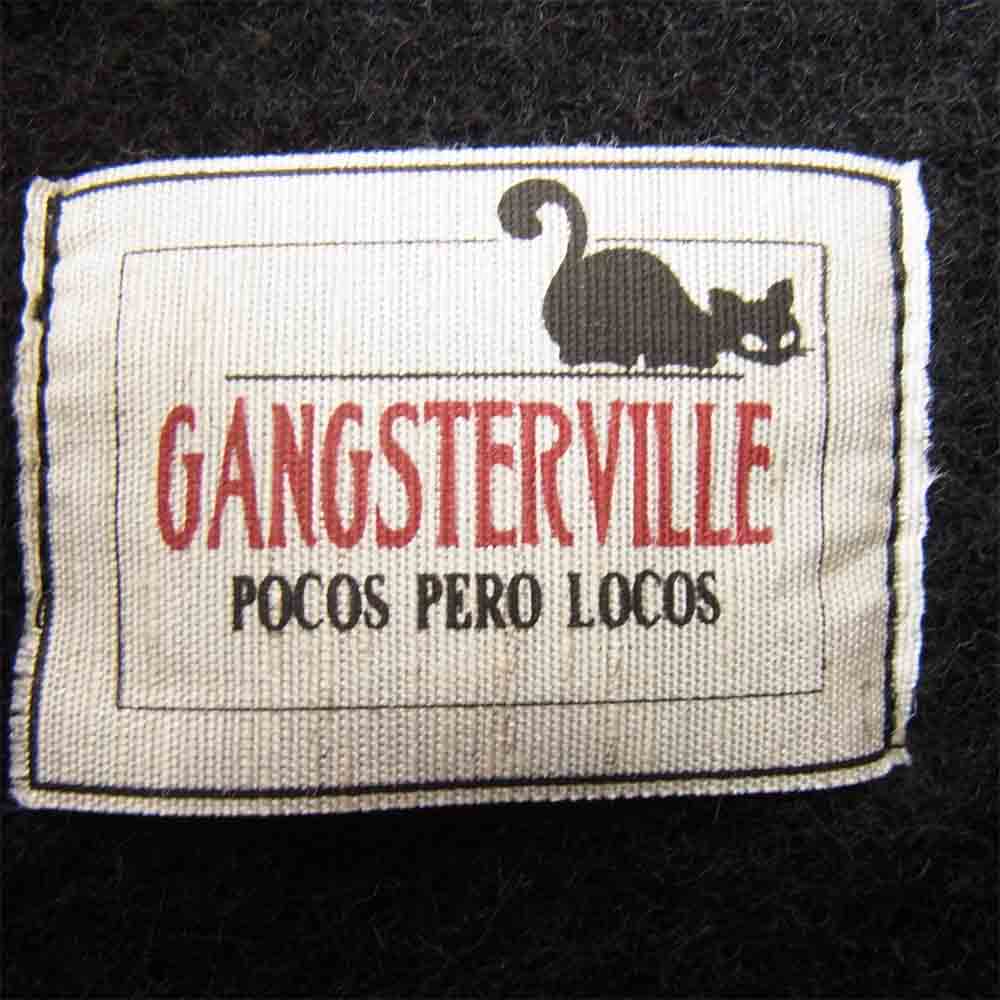 GANGSTERVILLE ギャングスタービル 17AW GSV-17-AW-11 THUG-BEACH JACKET ショールカラー ビーチクロス ジャケット ブラック系 M【美品】【中古】