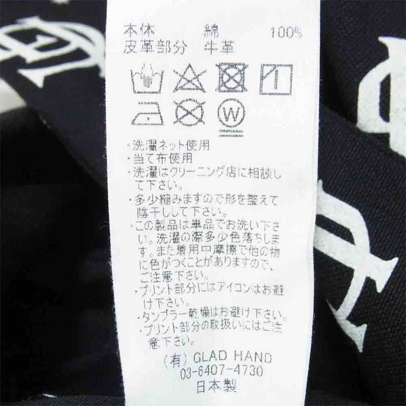 GLADHAND & Co. グラッドハンド 20SS Family Crest Jacket 10th Anniversary ファミリークレストジャケット 10周年記念 ブラック系 L【新古品】【未使用】【中古】