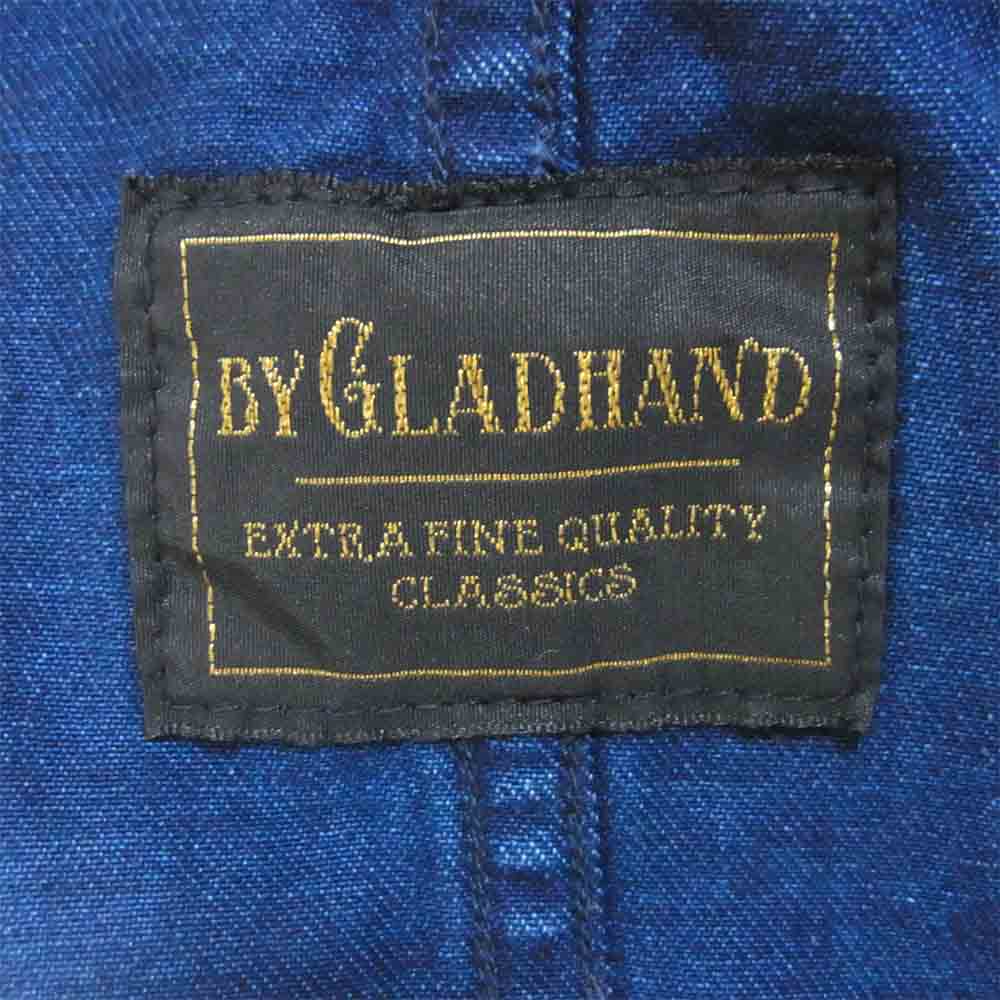 GLADHAND & Co. グラッドハンド 19SS BYGH-19-SS-02 Heartland Coverall ハートランド カバーオール ジャケット インディゴブルー系 L【中古】