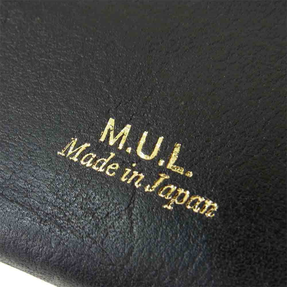 エムユーエル Leather Wallet レザー ウォレット 長財布 ブラック系【中古】
