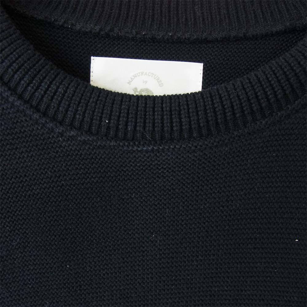bukht ブフト BW-15301 10G GARTNER KNIT ガートナー ニット ダークネイビー系 S【美品】【中古】