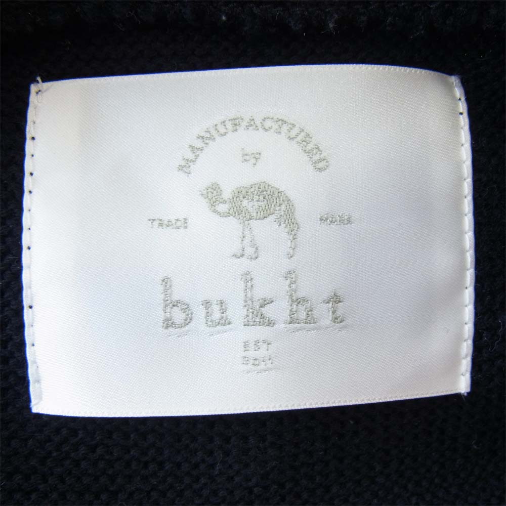 bukht ブフト BW-15301 10G GARTNER KNIT ガートナー ニット ダークネイビー系 S【美品】【中古】