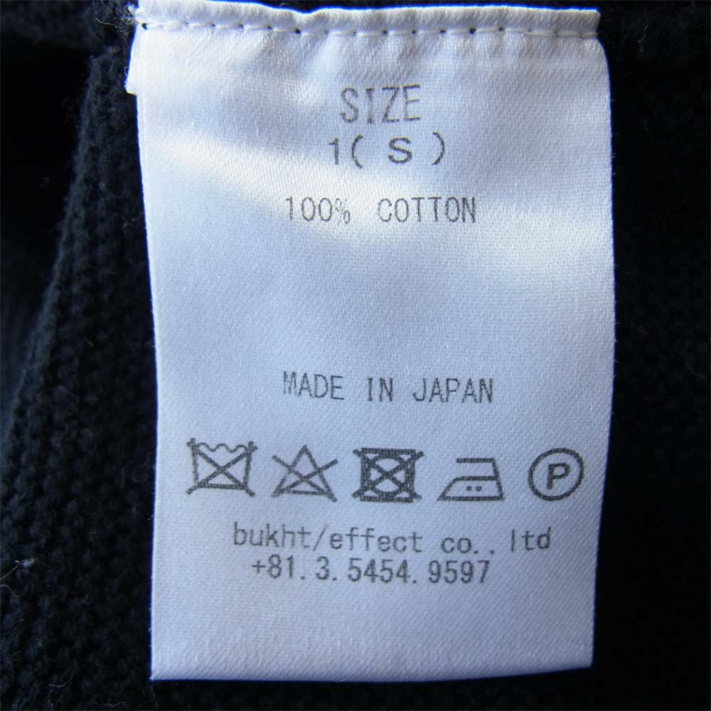 bukht ブフト BW-15301 10G GARTNER KNIT ガートナー ニット ダークネイビー系 S【美品】【中古】