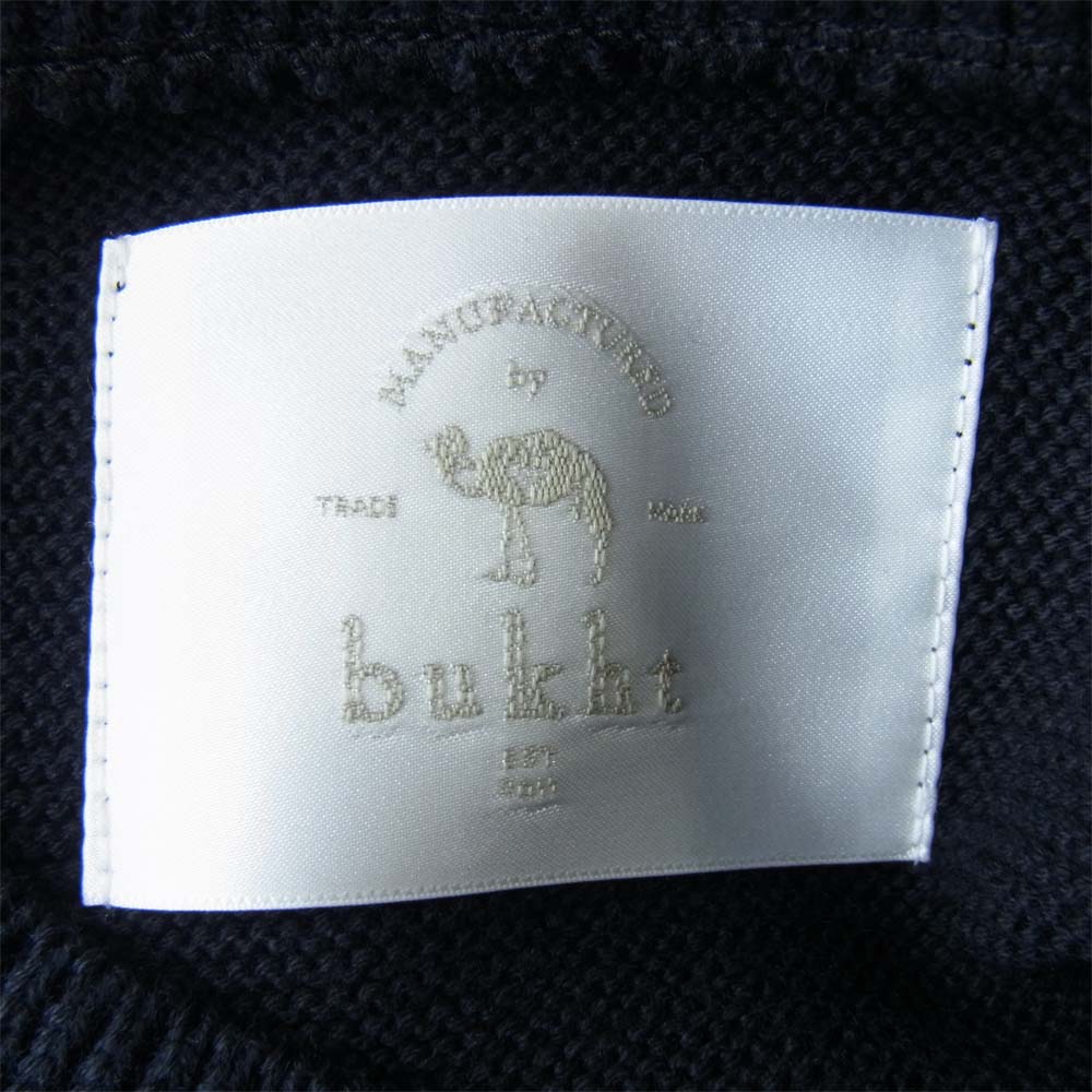 bukht ブフト BW-15301 10G GARTNER KNIT ガートナー ニット ダークネイビー系 S【新古品】【未使用】【中古】
