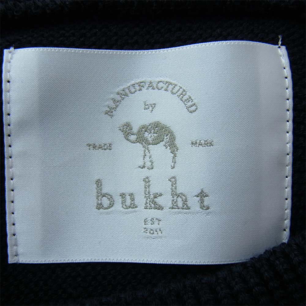 bukht ブフト BW-15301 10G GARTNER KNIT ガートナー ニット ダークネイビー系 M【新古品】【未使用】【中古】