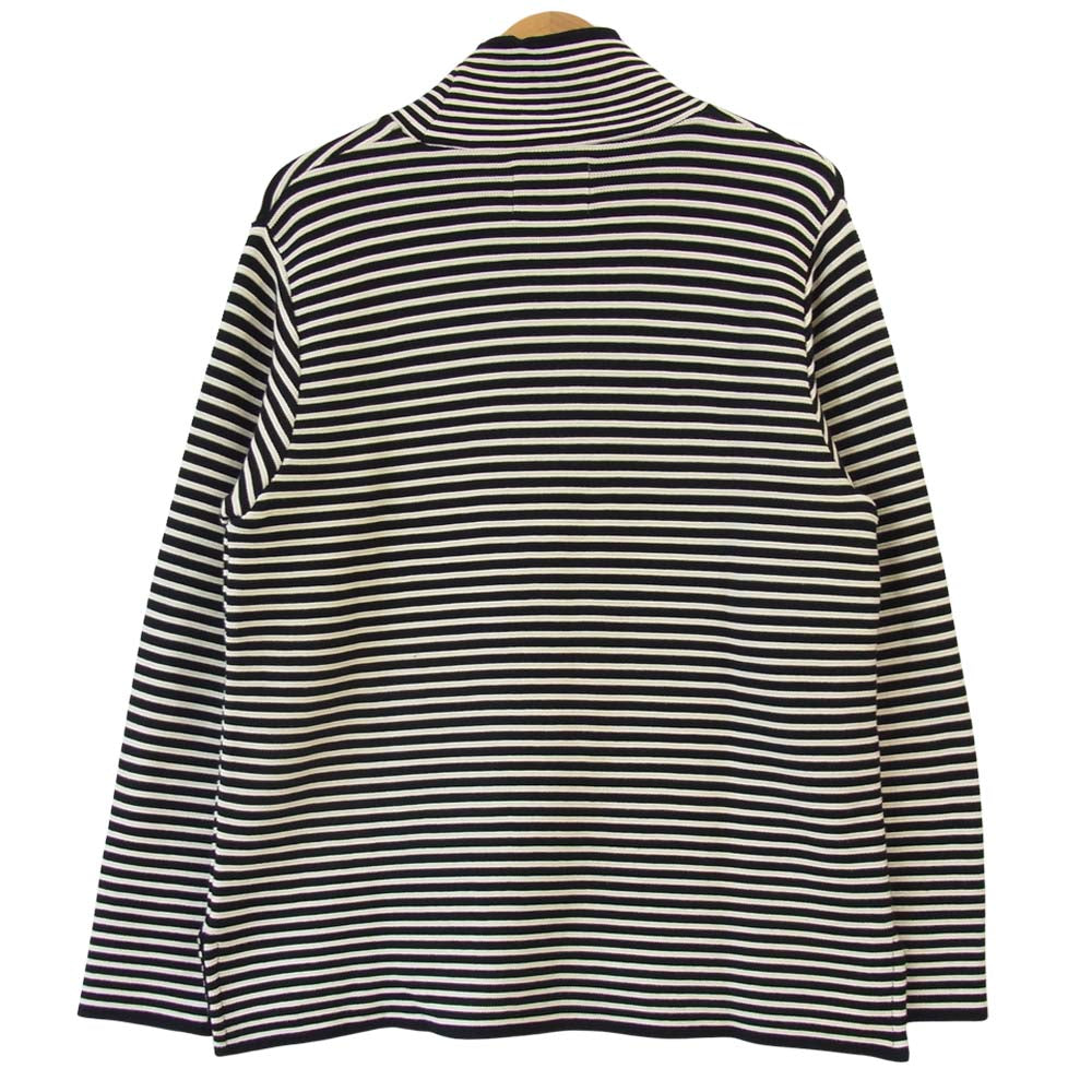 bukht ブフト BW-15303 BORDER KNIT ボーダー ニット ブラック系×ホワイト系 S【新古品】【未使用】【中古】