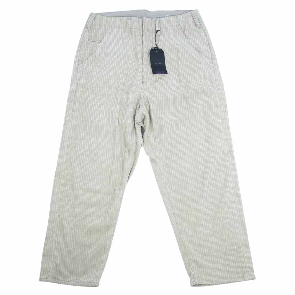 bukht ブフト BV-31884 BIG CORD PANTS ビッグ コーデュロイ パンツ ベージュ系 M【新古品】【未使用】【中古】