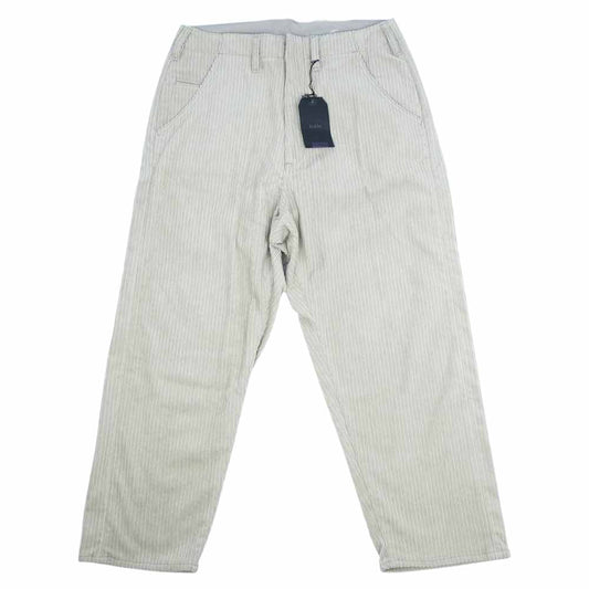 bukht ブフト BV-31884 BIG CORD PANTS ビッグ コーデュロイ パンツ ベージュ系 M【新古品】【未使用】【中古】