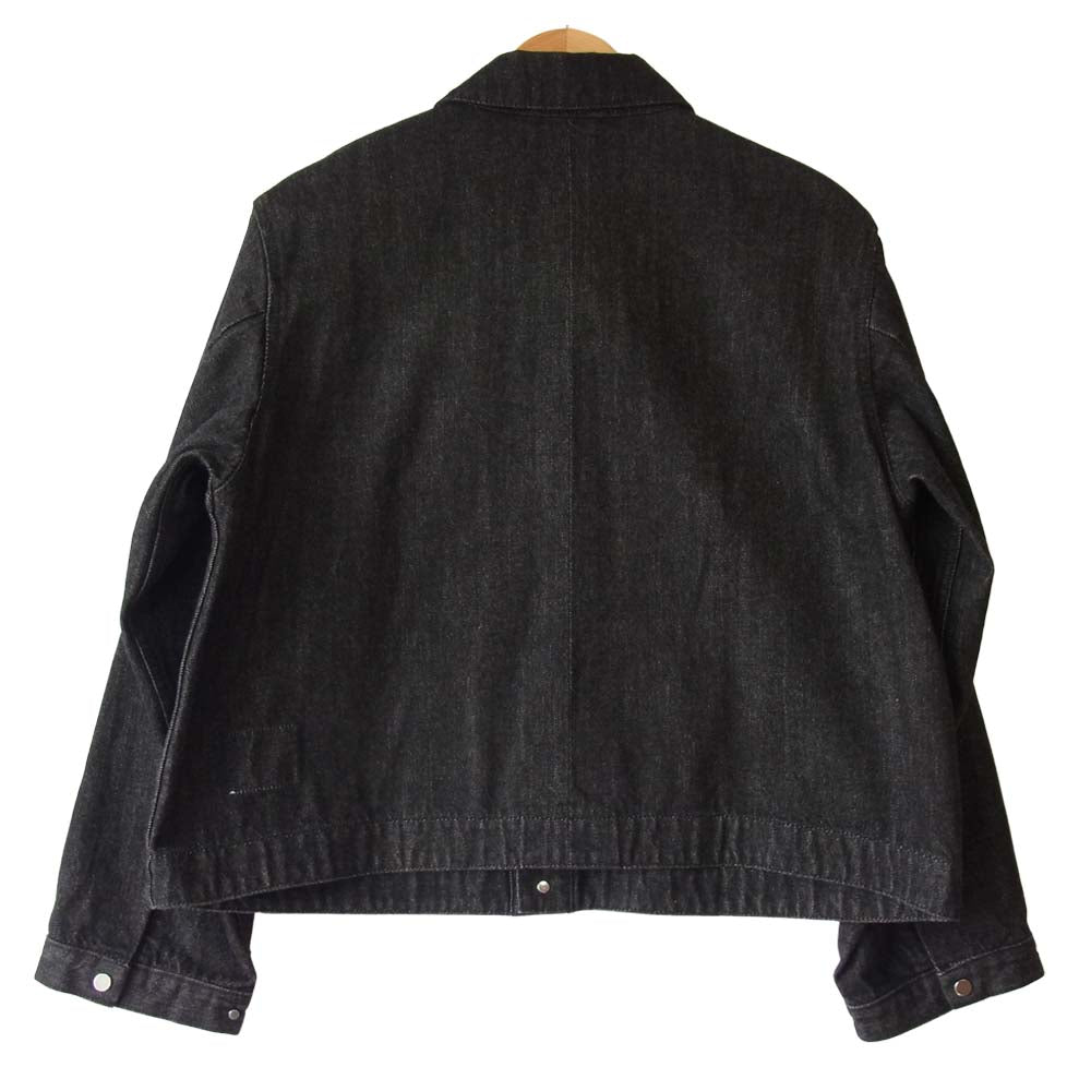 bukht ブフト BE-31503 BIG G-JAN 13oz selvage denim ビッグ ジージャン ワイドシルエット デニムジャケット ブラック系 S【美品】【中古】