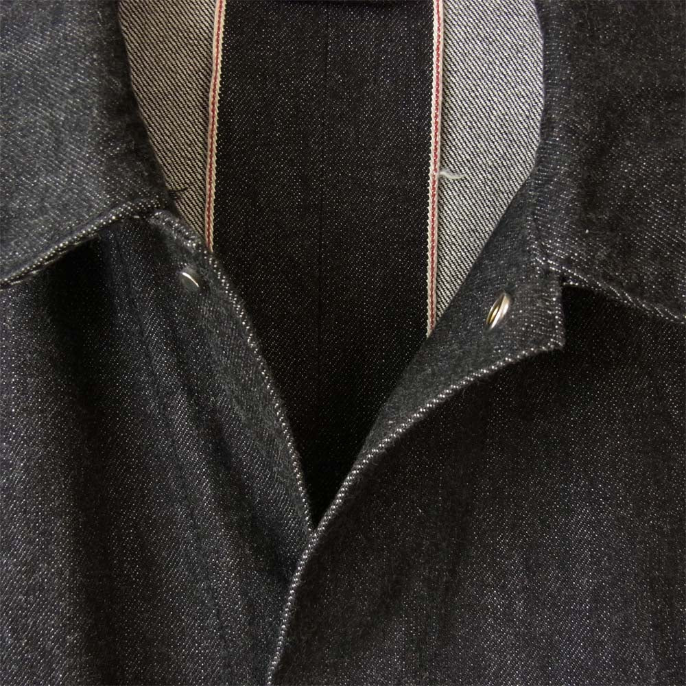 bukht ブフト BE-31503 BIG G-JAN 13oz selvage denim ビッグ ジージャン ワイドシルエット デニムジャケット ブラック系 S【美品】【中古】