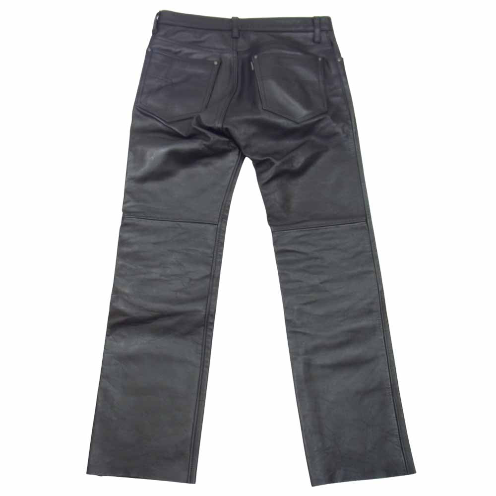 KADOYA カドヤ K's LEATHER レザー パンツ ブラック系 35【中古】